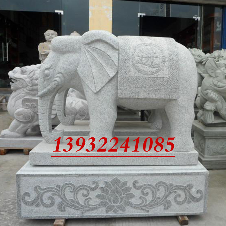 石材大象雕刻 厂家直销